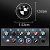 ZRQG3 E60 E93 2025 For BMW M X3 X5 X6  Car Steering Wheel Badge Stickers Car Door Handle Label Decal For BMW 50th M E46 E39 E90 E60 F1