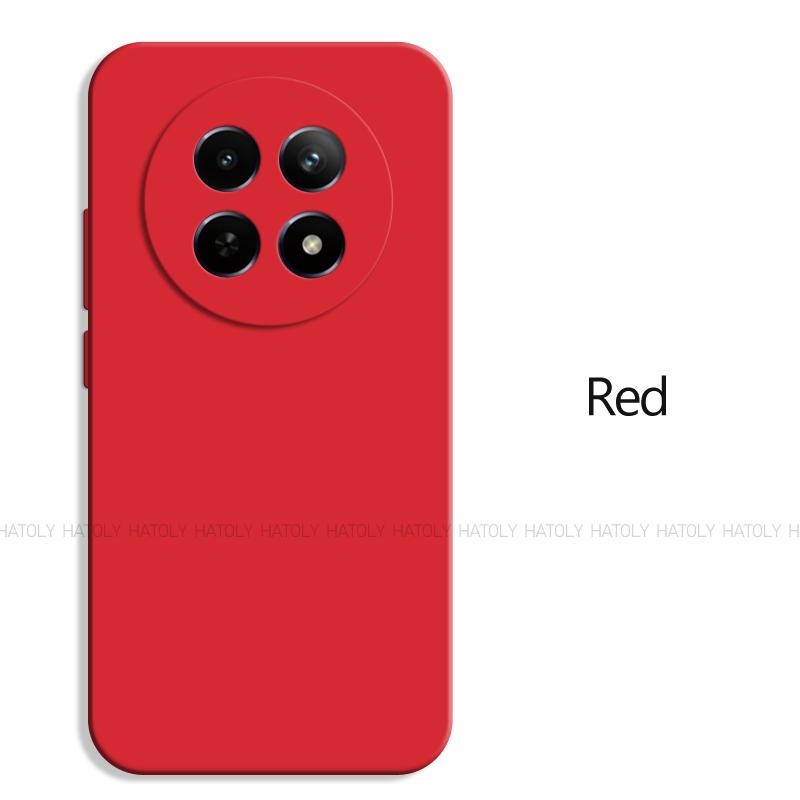 

Для Realme 12 5G Чехол Realme 12 Plus 12 Pro Plus 5G Чехол TPU Противоударный жидкий силиконовый чехол для телефона Realme 12 5G Realme 12 Pro красный