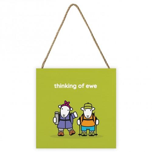 Herdy Thinking Of Ewe Plaque