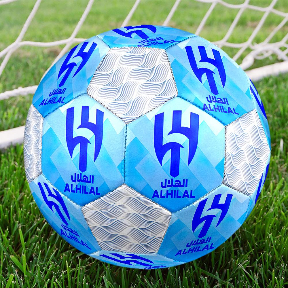 1pc Al-Hilal Saudi Football Club Football Soccer Ball Size 5 Indoor Soccer Ball Fashion Colorful Backyard Game -Great For Sports Fans Gift