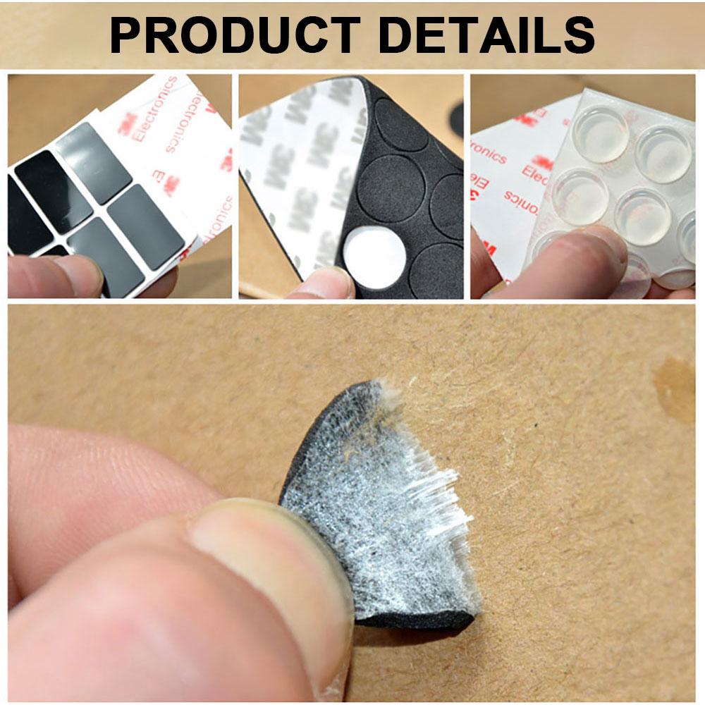 SW Self Adhesive Silicone Anti Collision Pad Anti Slip Sponge Mat Door Stopper Damper Buffer Soundproofing Furniture Pad Cushion