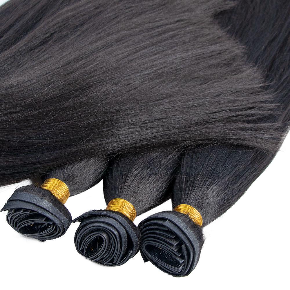 Qualite Premium Vente En Gros Cheveux Vierges Perruque Cheveux Humains Meches Cheveux Humains Extension Cheveux 5g 10inches (as the picture,10 inches 5g&Straight)