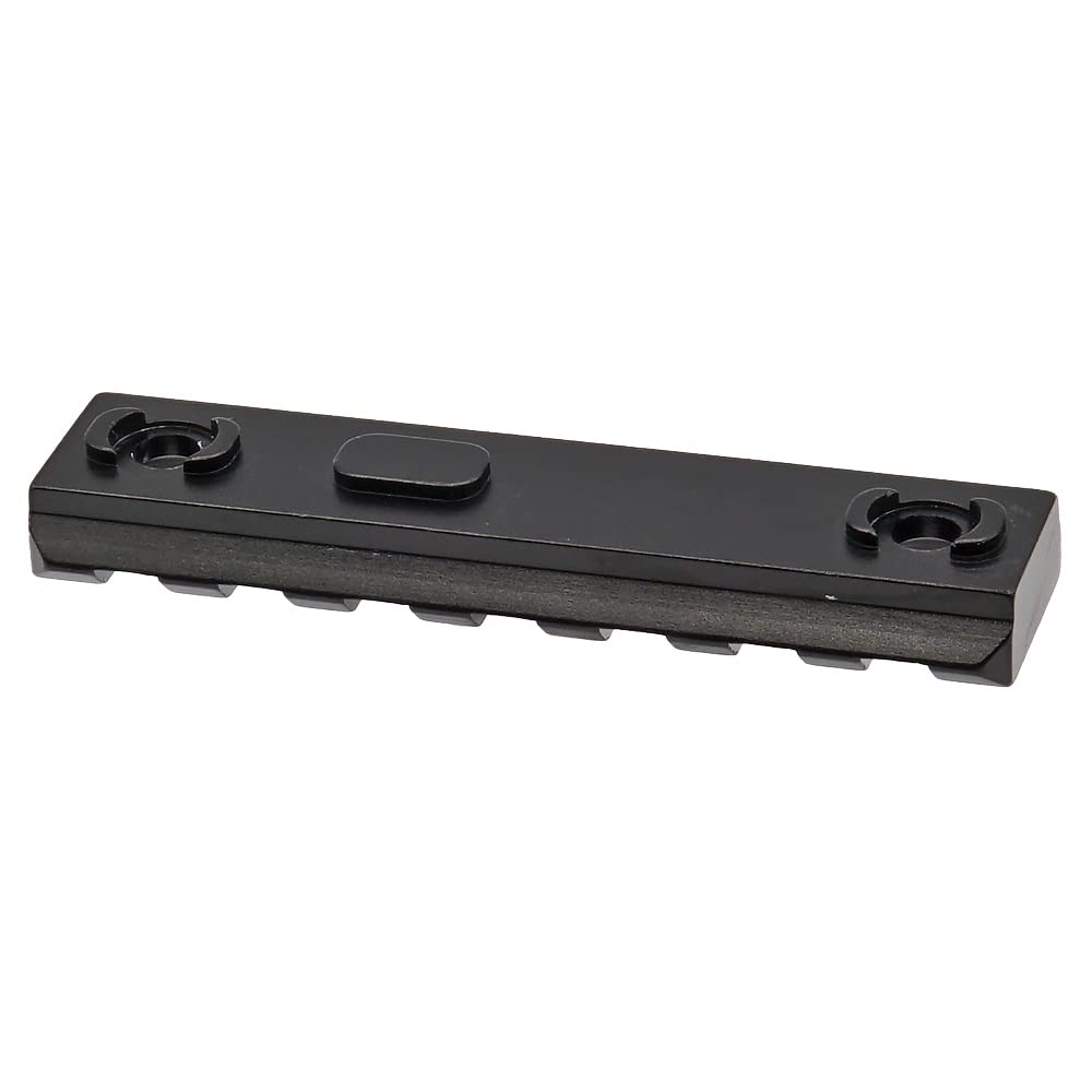 Ryohin Buhin M-LOK 7-Slot Schienenabschnitt, 20mm Aluminium, Schwarz