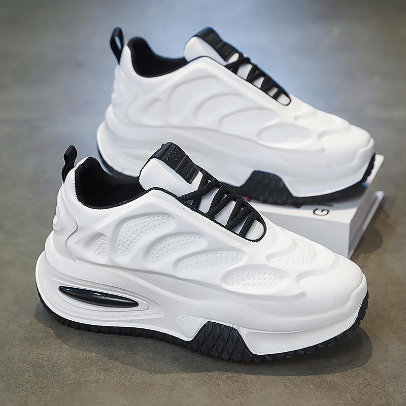 

2025 spring men s shoes trend new versatile sports casual shoes platform wear-resistant fashion teen dad trendy shoes 39
