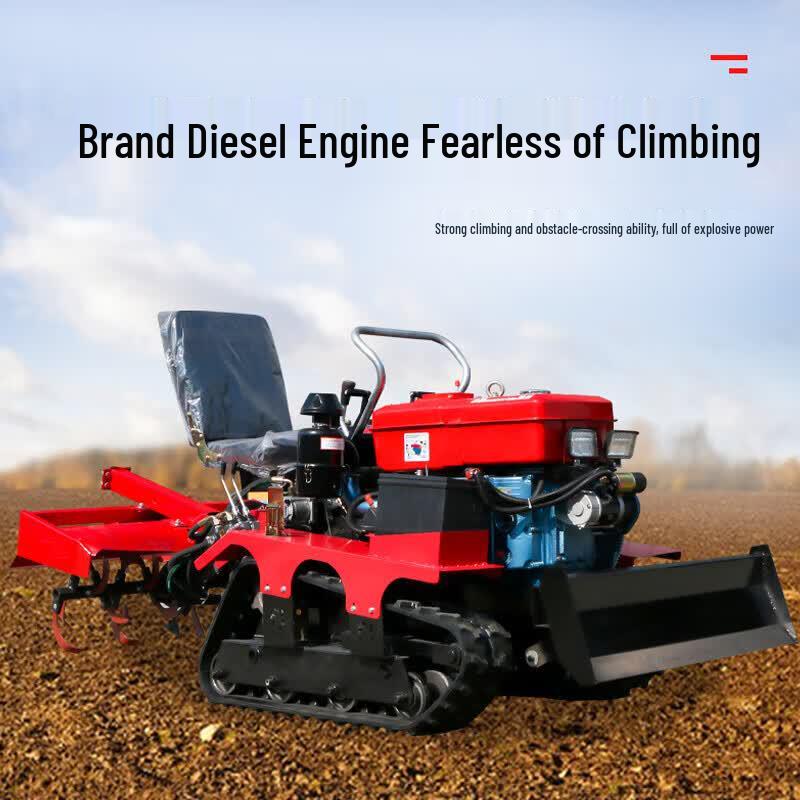 Multi-functional Diesel Ride-on Farm Tiller CN Plug (adapter Included)