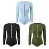 Sporty Youthful Triangle One-Piece Slimming Swimsuit – Sexy, Conservative, Flattering for Racing and Hot Springs