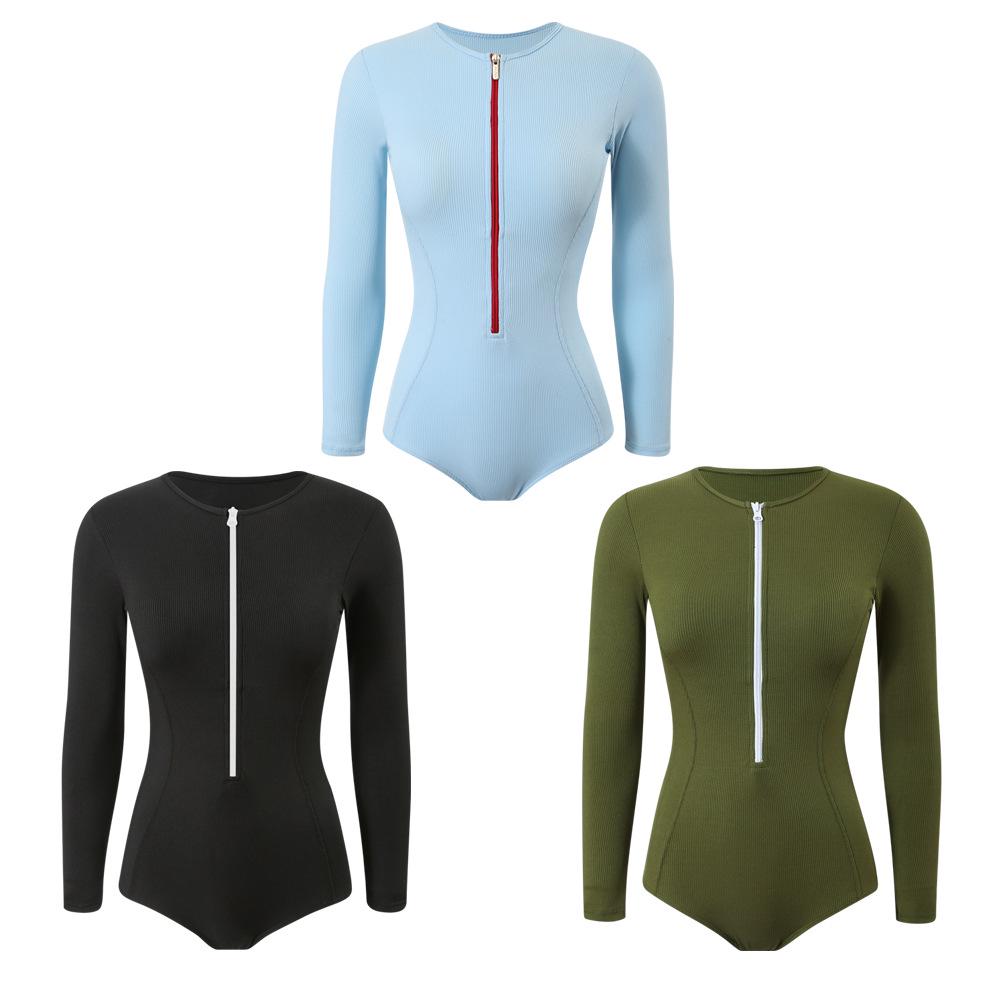 Sporty Youthful Triangle One-Piece Slimming Swimsuit – Sexy, Conservative, Flattering for Racing and Hot Springs