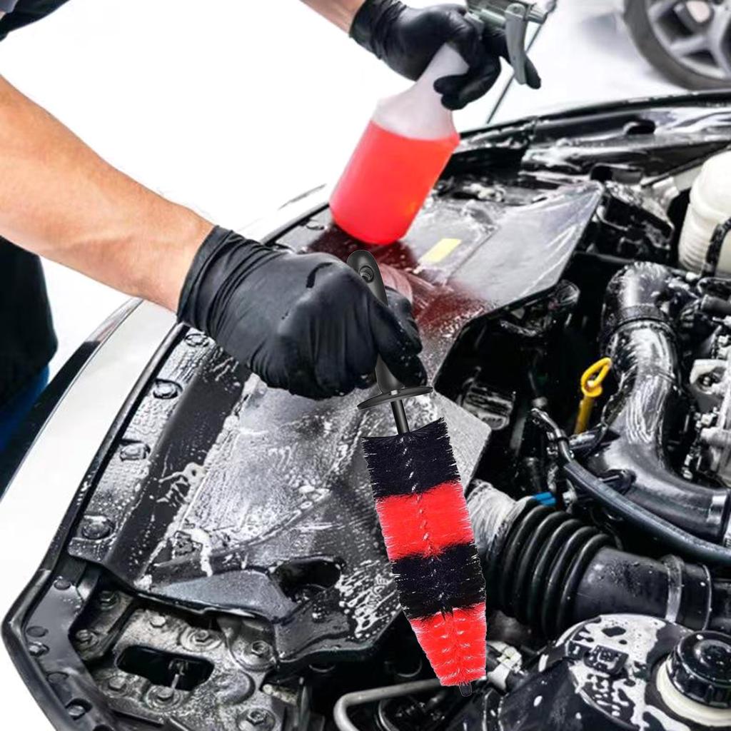 11Pcs Car Detailing Brushes Set for Wheel Cleaning Wheel Brush Car Cleaner Kit Cleaning Tool for Dust Removers Dirty Tyre