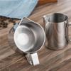 100/150/350/600ml Kaffee Milchaufschäumkännchen Latte Art Milchaufschäumer Kännchen Edelstahl Messkännchen Topf Kaffeezubehör
