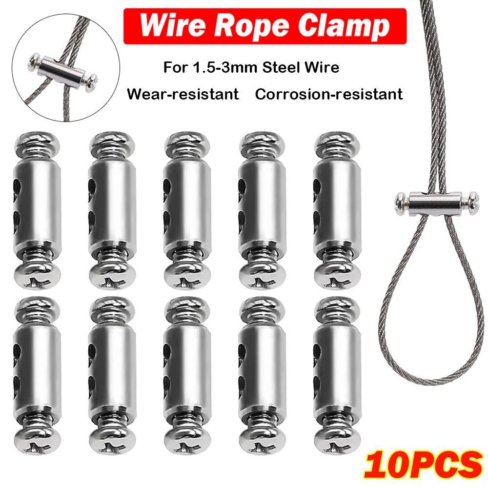 Adjustable Wire Rope Clamp Metal Stainless Steel Cable Clamp New Suspension Clips