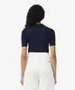 LACOSTE Women'S Fine Merino Wool Sweater Polo Shirt Af9984-56G 166