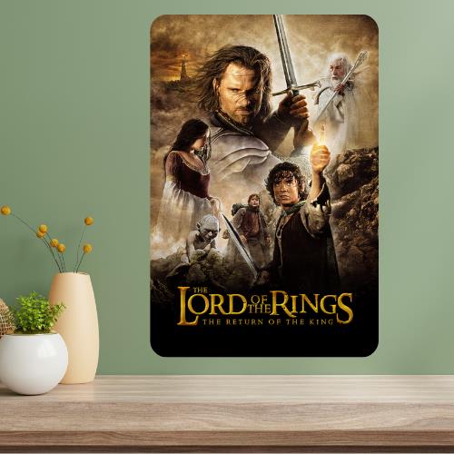 Return King Classic Movie Metal Poster Sign 20x30cm（7.8x11.8inch）