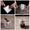 100/200/300pcs Coffee Filter Paper Bags Disposable Drip Coffee Bag Handle Hanging Ear Espresso Coffee Accessories Tea Tool