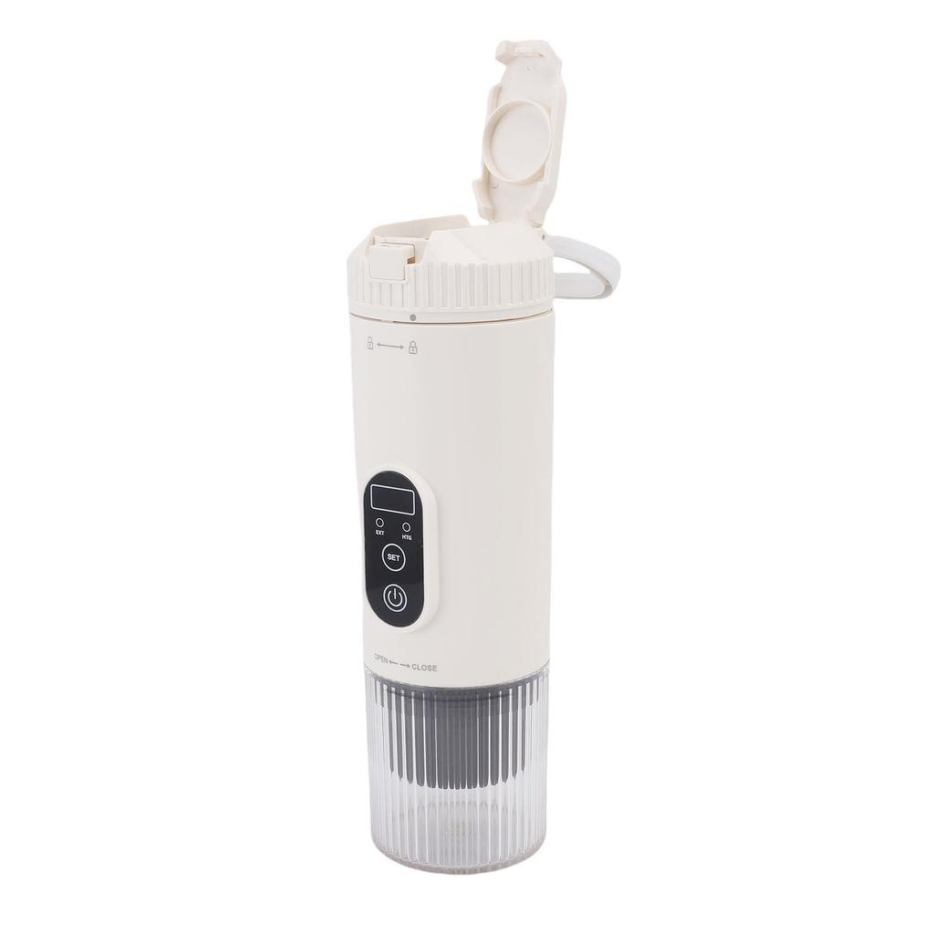 Portable Coffee Maker 100W 21Bar Cordless Heating Capsule Coffee Maker Machine for Outdoor Car Travel Camping White