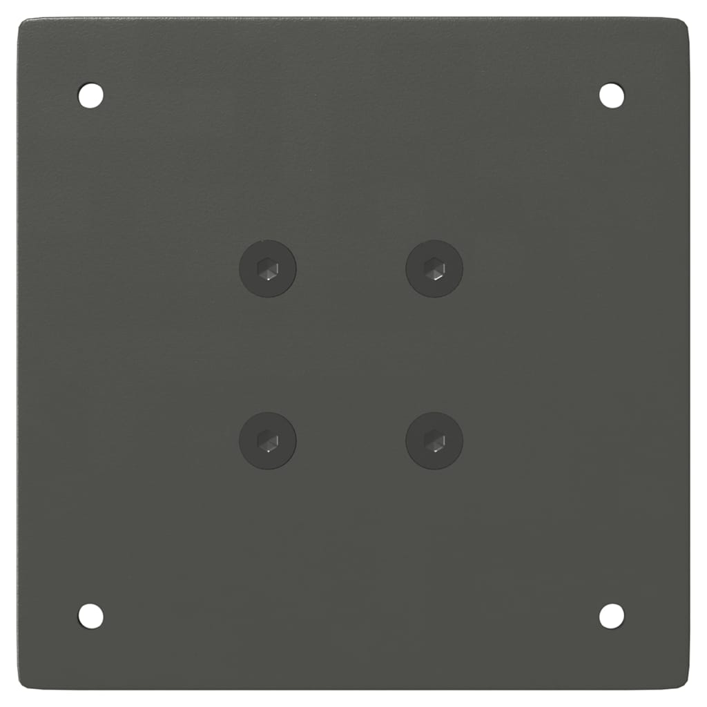 Vidaxl Nogi Do Stolika Kawowego, 4 Szt., Antracyt, 100-102 Cm, Stal