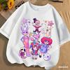 2026 Cute Pomni T-Shirts Children The Amazing Digital Circus Short Sleeve Casual Fashion Printed Boys Girls Tops Spring Summer