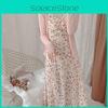 Romantic Flower Print Knit Camisole Dress For Summer Casual Wear