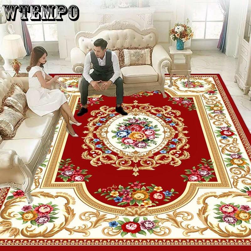 

Ковер в китайском стиле для гостиной, журнальный столик, напольный коврик в китайском стиле, кабинет, спальня, прикроватная тумбочка, украшение для дома, нескользящий напольный коврик