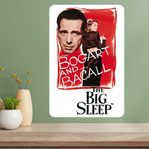 The Big Sleep Classic Movie Metal Poster Sign 20x30cm(7.8x11.8inch)