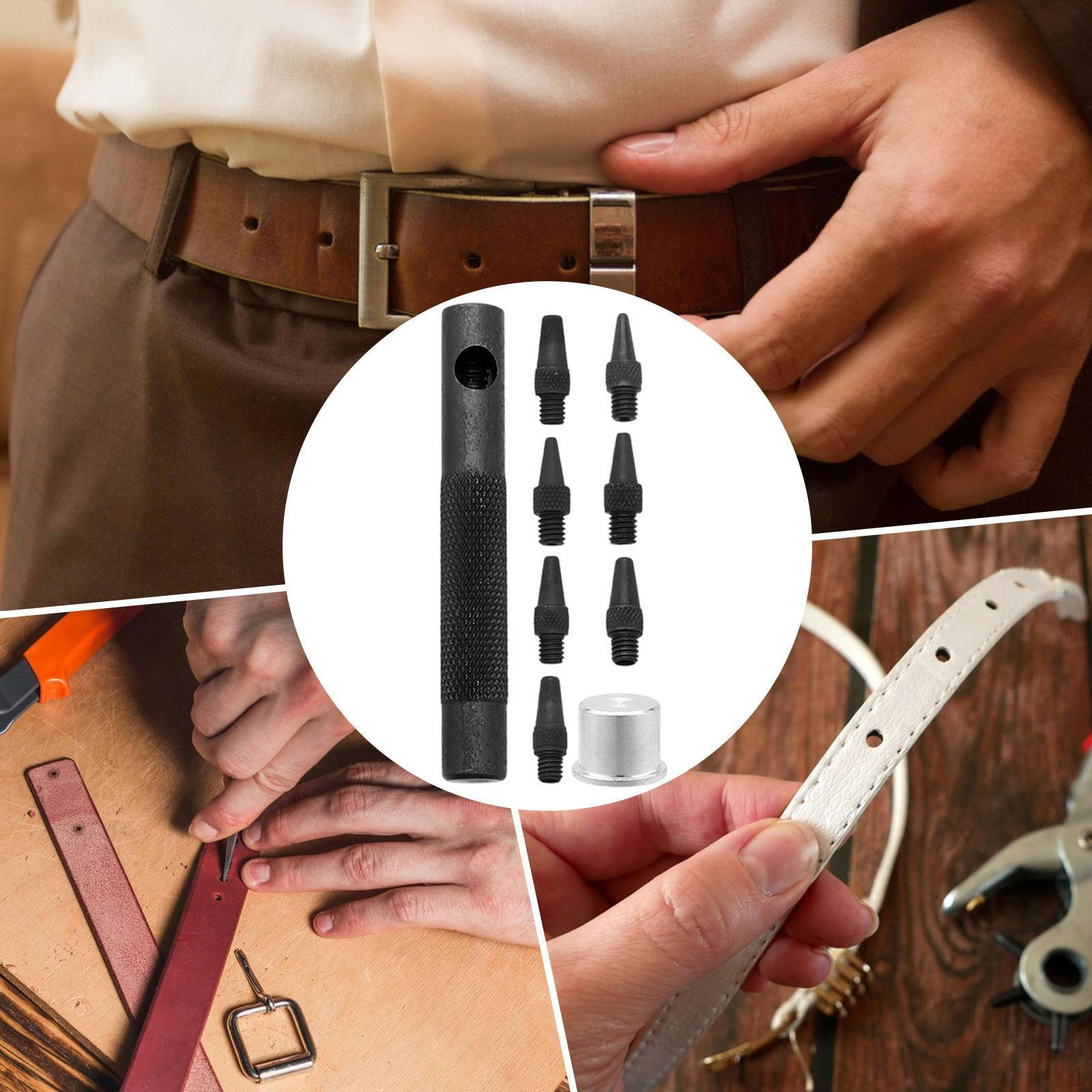 

Кожаный пробойник полый набор крафт прокладка DIY аксессуары ремешок для часов ручной