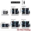 2D flat Photography Backdrop Popular Backdrop Blue and Black Weave 100% Polyester Vibrant Reunion Use for Holiday parties