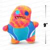 Ugly Cute Teeth Monster Plush Toy Crazy Rabbit Biohazard Burper Series Funny Stuffed Animal Doll Vacation Theme Gift