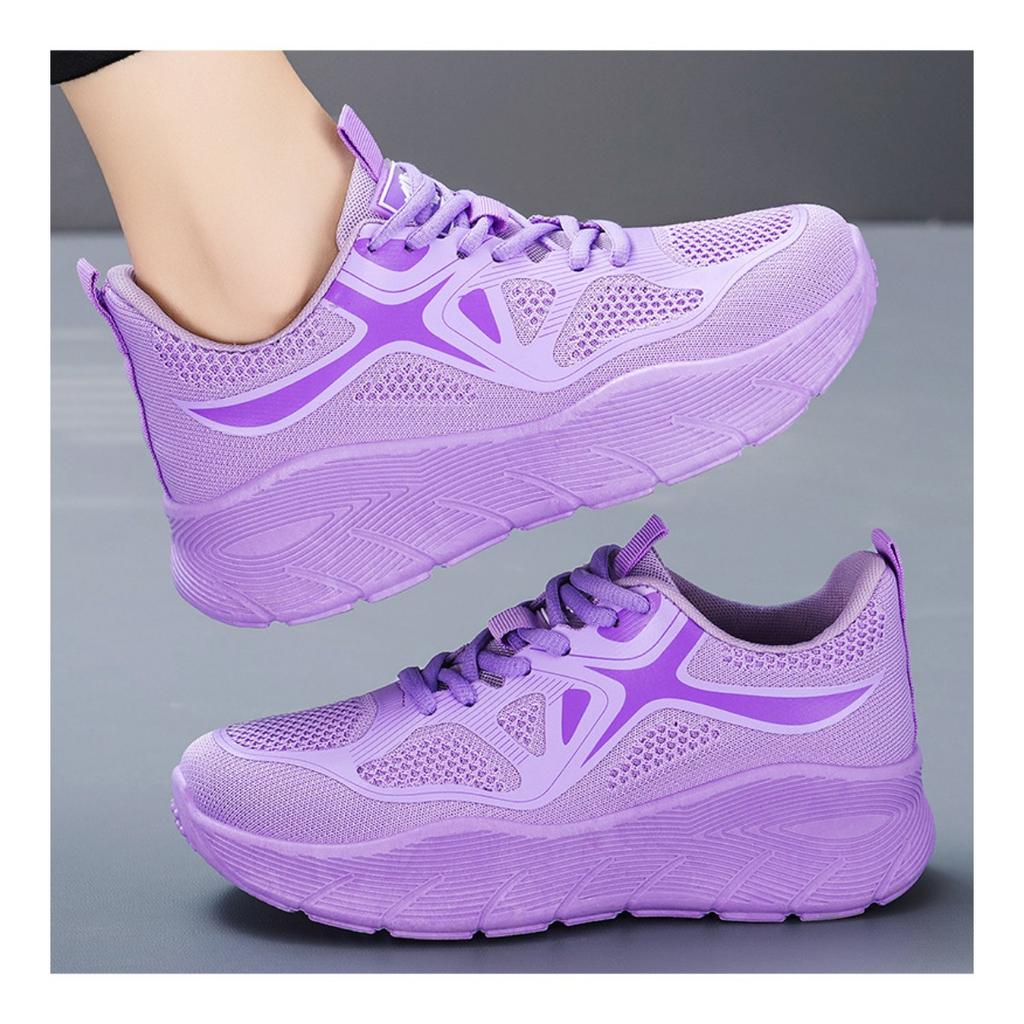 Women's Shoes, Versatile Sports Shoes, Fly Woven Mesh Shoes, Lightweight Casual Shoes with Shallow Mouth, Comfortable Women's Shoes