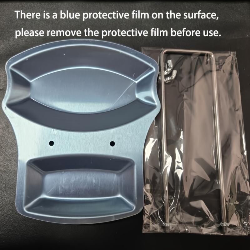 1pc Restaurant Stainless Steel Pot Cover Rack Storage Rack, Non-punching Desktop Drain Pan Support Frame That Can Disassembled