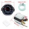 2'' 52mm Oil Pressure Gauge Water Temperature 12V LED Smoke Len -1~0~2 BAR Turbo Boost Voltmeter Air Fuel Ratio Racing Car Meter