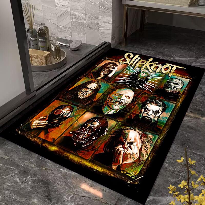 Slipknot: Rebellion carpet Doormat Living room and bedroom mats Bathroom mat Fashion Protective pad