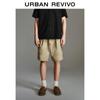 UR Men's Retro Color-block Printed Shorts