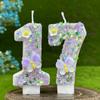 2026 Neue 0-9 Ziffern DIY Geburtstagskerzen Schmetterling Blumen Kindergeburtstag Mädchen Zahl Kuchen Dekorationen Zimmer Dekoration
