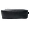 Gebrauchte LOUIS VUITTONClutch-Tasche schwarzes Leder Herren