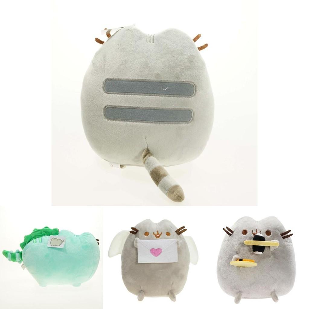 Cute Short Plush Cat Stuffed Toy In Ice Cream, Cookie, Donut, Sushi Or Potato Chip Style
