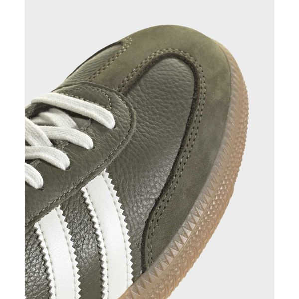 adidas Samba OG Medium Raw Khaki Gum Unisex Sneakers Bruin Off-White JR0890