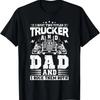 Art Drôle de Chauffeur de Camion Papa Camionneur Hommes Amoureux de la Conduite de Camion T-Shirt