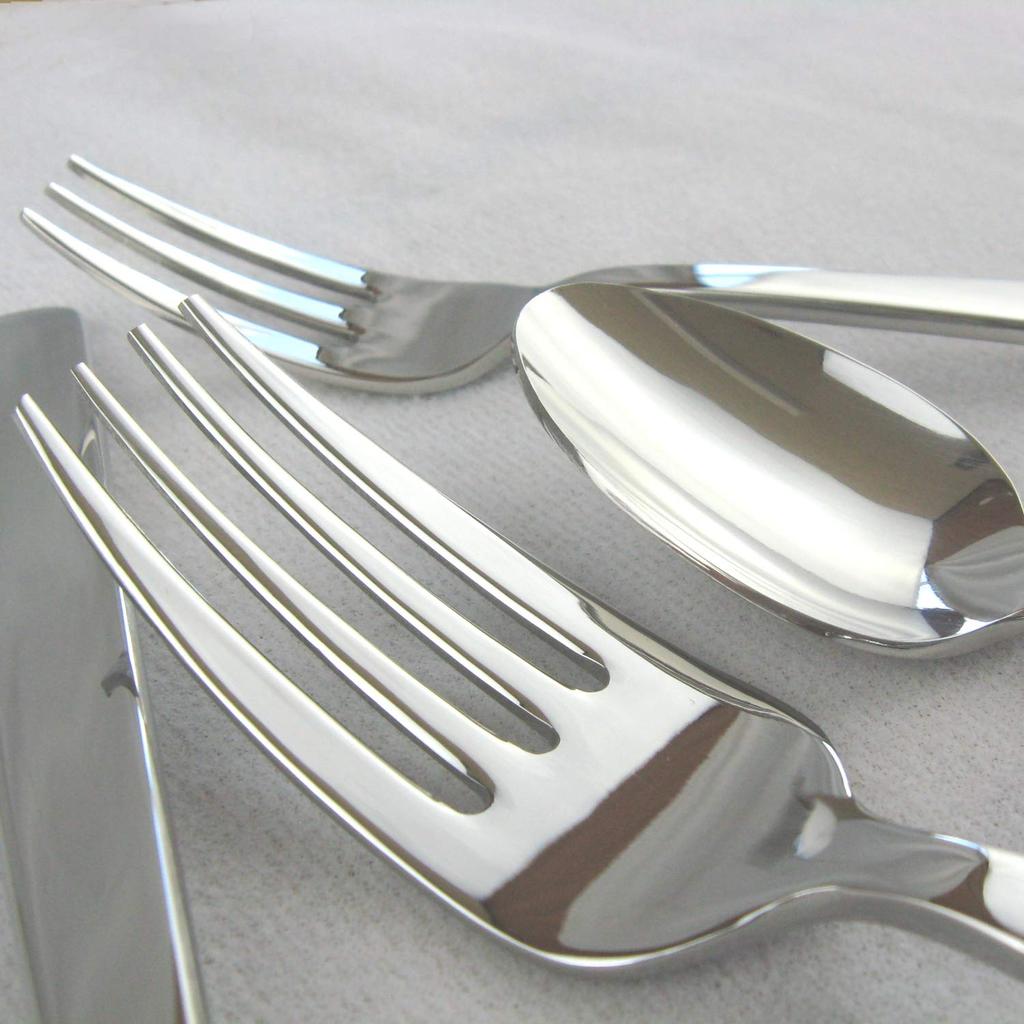 Nagao mA Dinner Cutlery 4 Mirror Stainless Made in Japan Set, Pieces, Finish, 18-8 Steel,