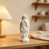 Figurka Matki Bożej, Religijna Rzeźba z Żywicy, Figurka Błogosławionej Matki Świętej do Wystroju Domowego Biurka Katolickiego