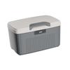 Lockable Storage Box Large Capacity Household Portable with Combination Lock Grey