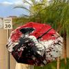1PC Samurai Sunset Blossoms Automatic Umbrella - Suitable Travel Outdoor Portable Umbrella Birthday Gift Daily Essentials