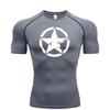 Fashion Tight-fitting T-shirt High Elasticity Quick-drying Fitness Wear Versatile Top Stretchy Moisture-Wicking Comfortable Sweat-Absorbent Jogging