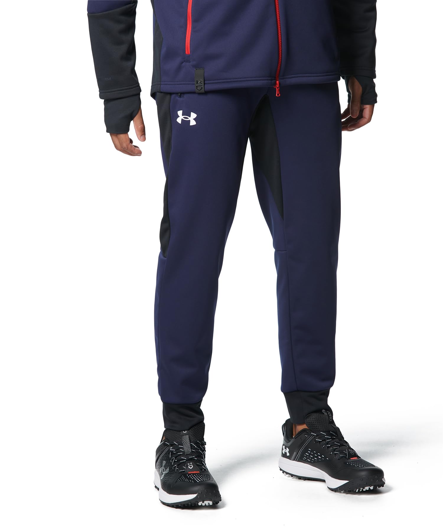 

Under Armour UA Winter Knit Midnight Navy MD 3-Layer Pants, White,
