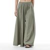 Plus Size Wide-Leg Workwear Pants - Casual Korean Style, Spring/Summer 2026, Slimming Loose Fit, Women's Long Pants