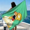 1pc Design of the Funny Expression of Simpson Beach Towel Large Super Absorbent Suitable for Beach Pool Summer Gift for Friends