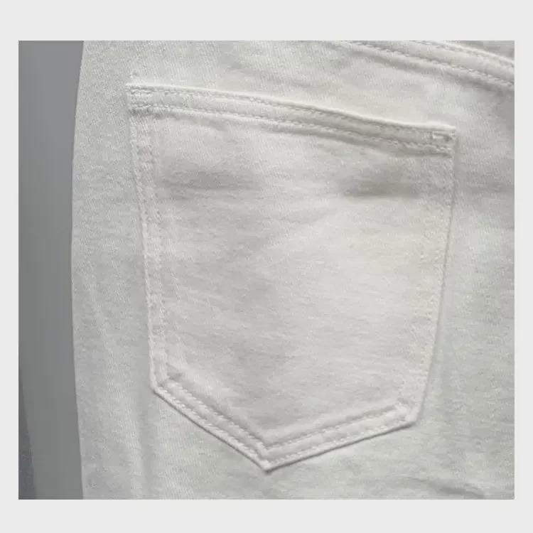 Men's Trendy Ripped Solid Color Slim Denim Shorts