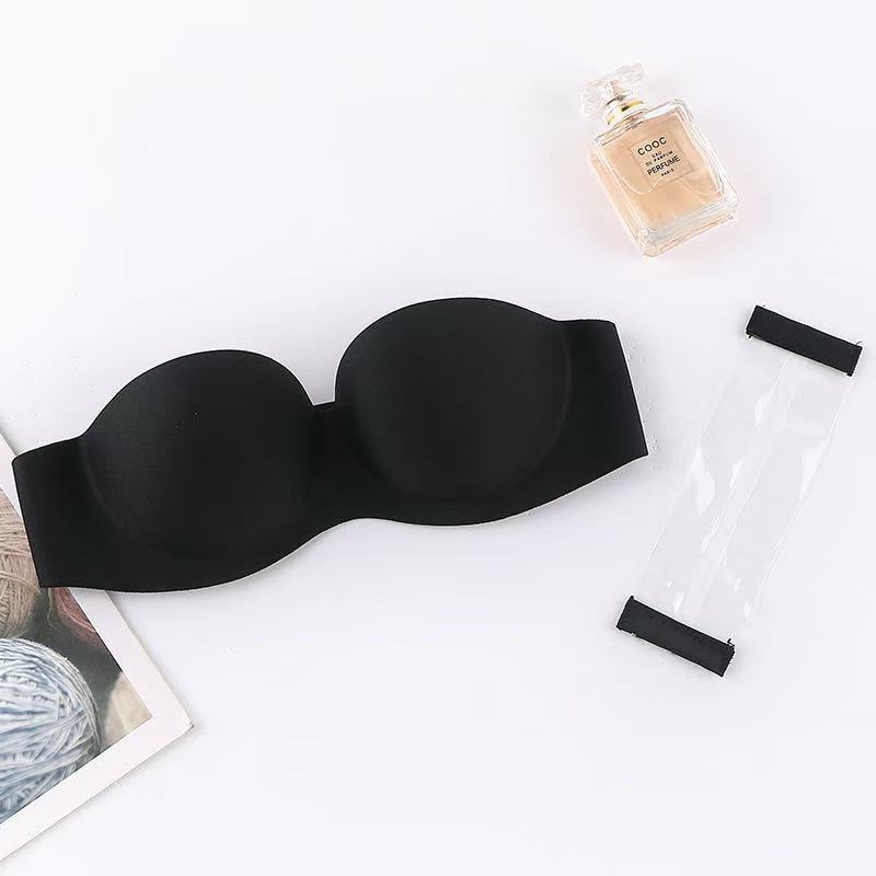 Sexy Strapless Seamless Push,up Non, Bra For Women
