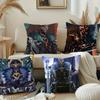Genshin Impact Capitano Thrain Pillow Case Short Plush Double-sided Print Square Throw Pillow Covers Sofa Home Cushion Decor