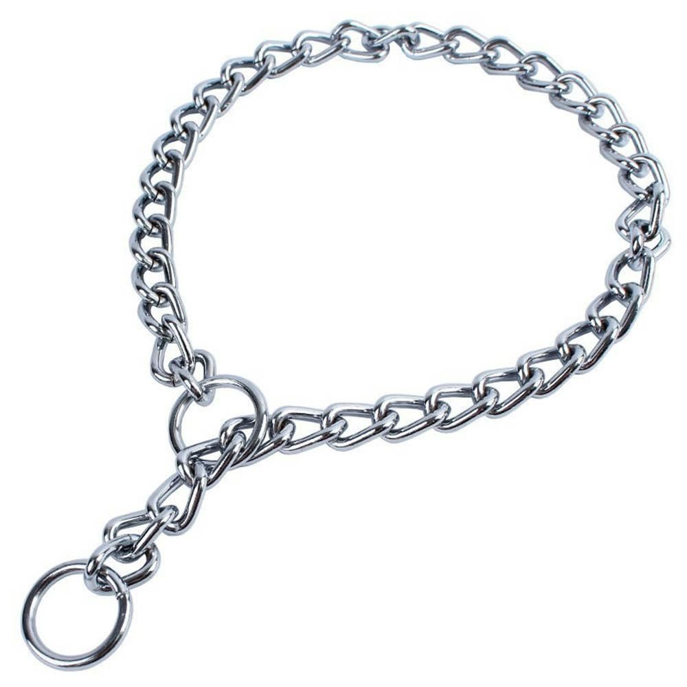 

Slip New Choker Silver Snake Chains Metal Pet for Pet Dog Stainless Steel Choker Chain Training Silver