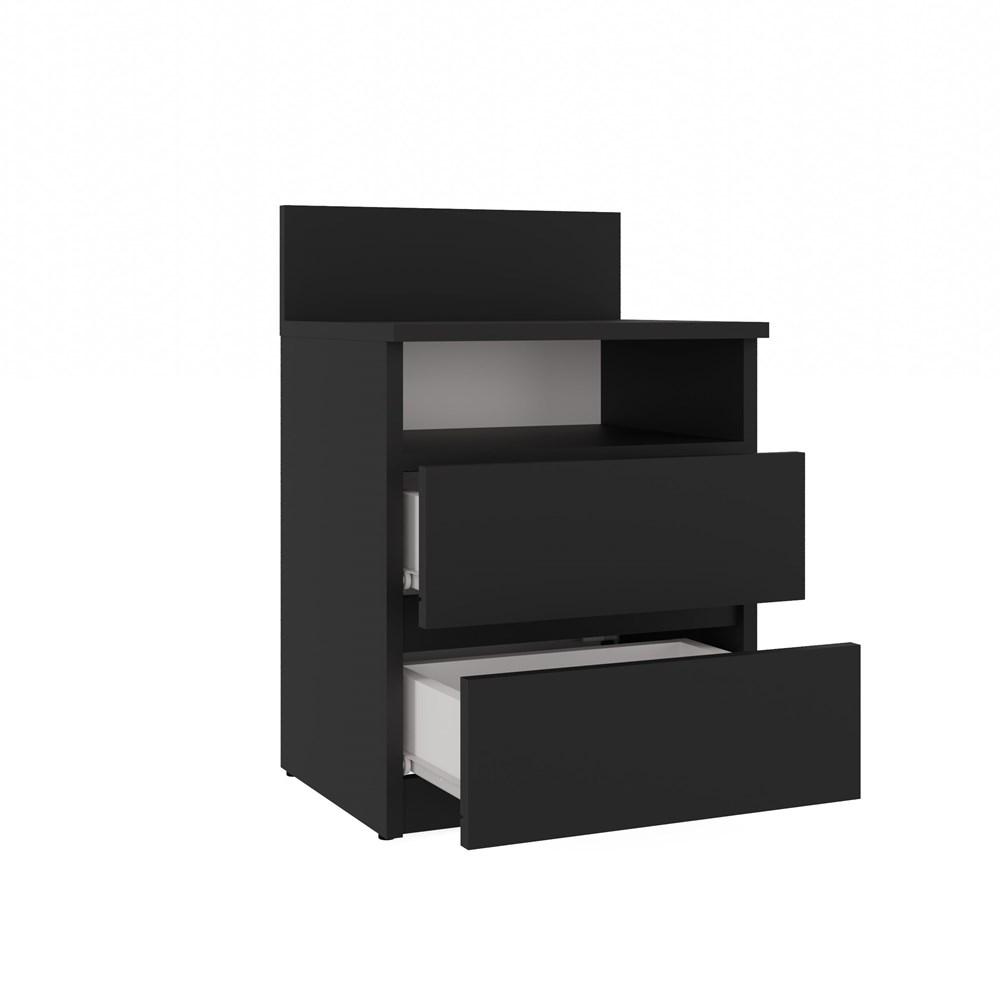 BEDSIDE TABLE BEDROOM MALWA M1 BLACK