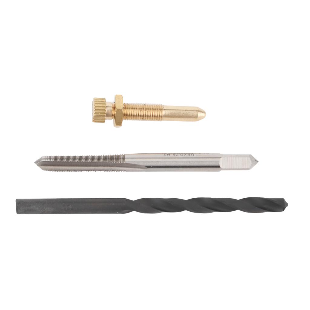 Leerlaufschrauben-Kit Vergaser-Reparaturwerkzeug mit Bohrer und Gewindebohrer für Yamaha Blaster YFS200 1988?2006